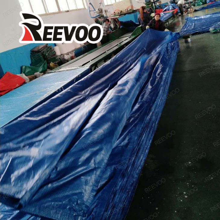 Blå Poly Tarps Cover