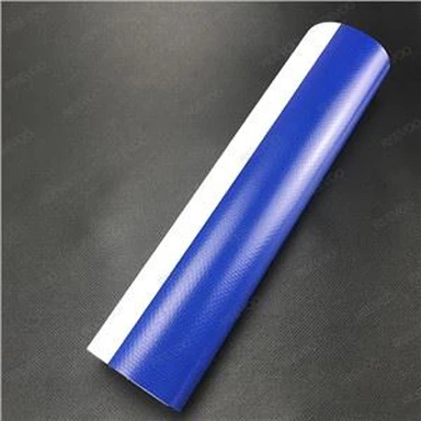 0,35 mm pvc randigt presenningstyg