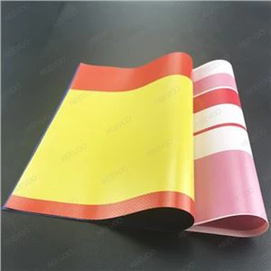 Randig presenning PVC-tyg